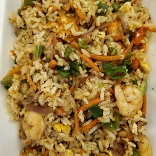 Crawfish and Shrimp Fried Rice