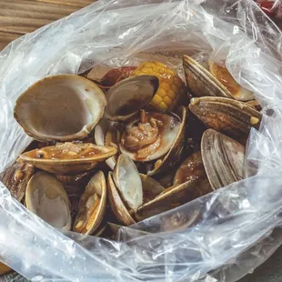 oysters and mussels, shellfish, food, oysters, mussels