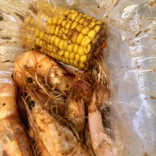 Shrimp in house special sauce