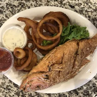 Fried Red Snapper