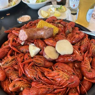 4 lb crawfish special. Yum!!!!