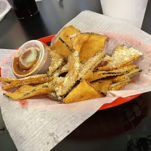Fried Eggplant Sticks
