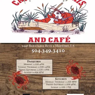 Updated menu. March 2022