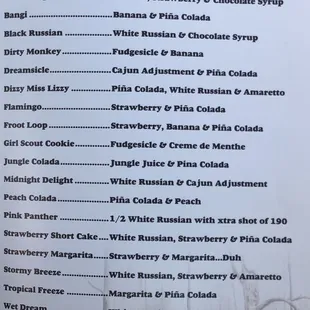 a list of cajun specials