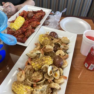 oysters and mussels, food