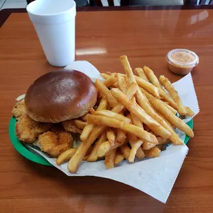 Fried Shrimp Sandwich
