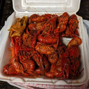 Build your own boil: Crawfish, 1 lb, $8.95 prior to tax + Crawfish Tamale, $2.50 prior to tax