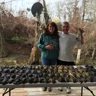Our friends from Lawerence, Kansas passed a good time catching frogs