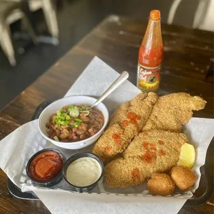 Spicy fried catfish