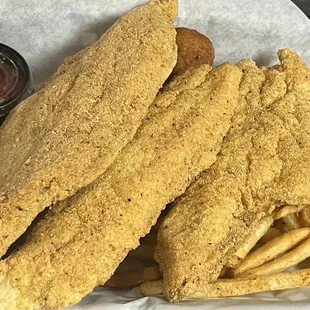 3 catfish filet