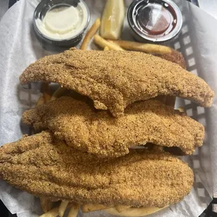 3 spicy catfish filet