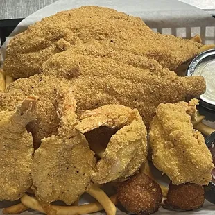 2 catfish and and 4 shrimp added