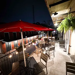 Our Beautiful garden patio with a beautiful view of the French quarters