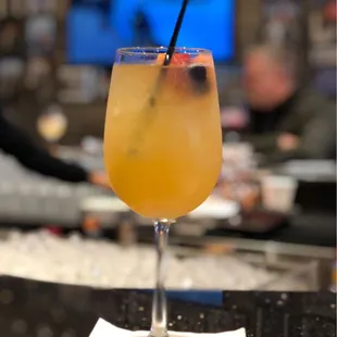 White sangria...so refreshing!