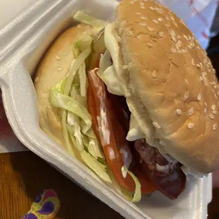 Smoke sausage on bun