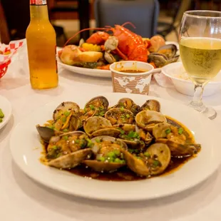 food, oysters and mussels