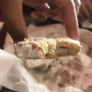 Beignets or at least it's supposed to be.... Pretty disappointed. Bad customer service