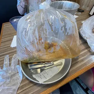 This is how the food comes to you.