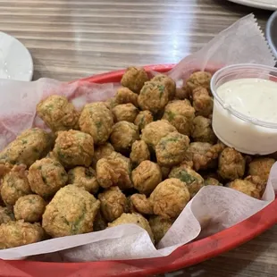 Fried okra