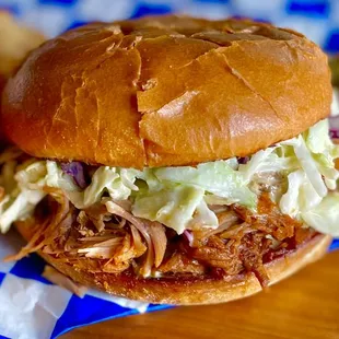 Bacon BBQ Pork Sandwich