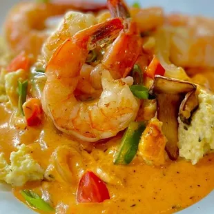 Cajun Shrimp and Grits
