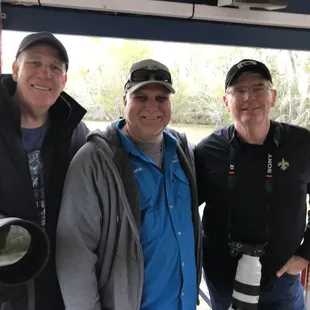 Mr. Dave McNamara with "Heart of Louisiana" and Mr. John Snell, Anchorman at Channel 8 News in New Orleans