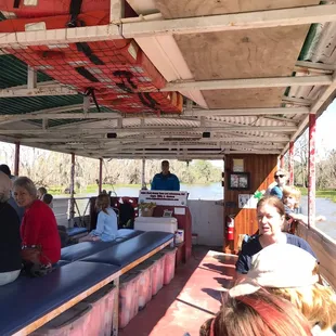 View from inside the boat
