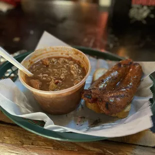 Red beans and rice with andouille sausage