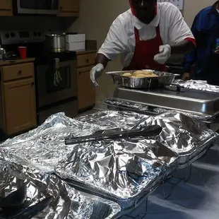 Catering for a luncheon at Crestmark Financial
