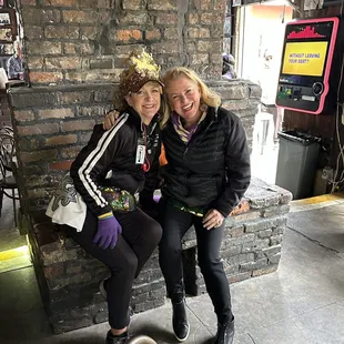 She stopped at blacksmith Tavern so I could get a bloody Mary and my husband got a beer!