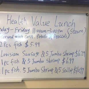 lunch special