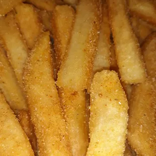 Seasoned fries with extra seasoning