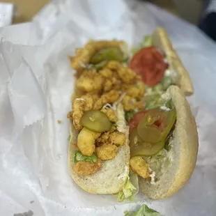 Shrimp po-boy