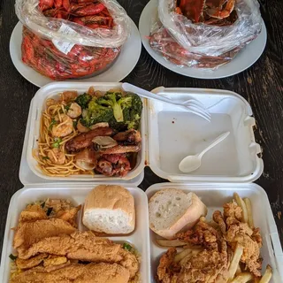 Shrimp & Catfish Platter