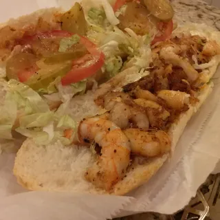 12" Grilled Shrimp Po-Boy
