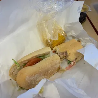 12" Grilled Chicken Po-Boy