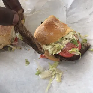 Terrible burgers! Beef quality is very poor.