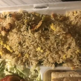 Shrimp fried rice