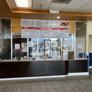 Inside Ordering Area (100% Contactless)