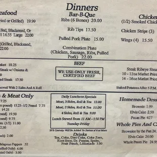 Menu Part 2