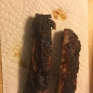 Dried out Ribs from Cajun Shotgun House in Greenville, Ms.