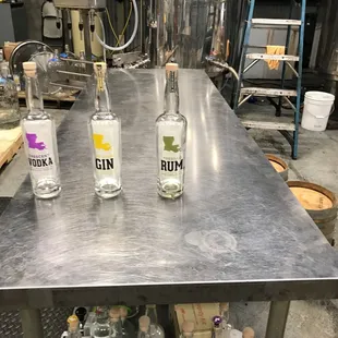 Crescent Vodka, 3rd Ward Gin, &amp; Tresillo Rum