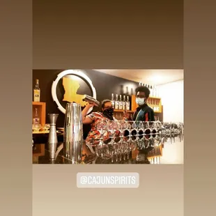 Shaking it up at Cajun Spirits