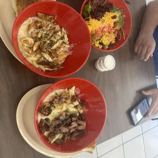 Pasta and cob salad