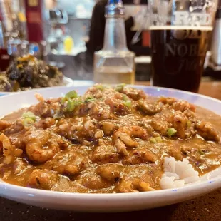Crawfish Etouffee Lunch