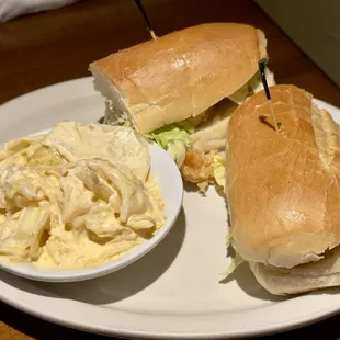 Fried Shrimp Po'boy Dinner