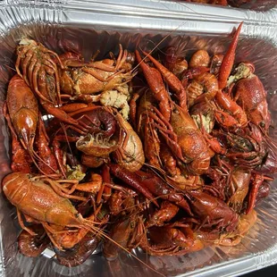 Trash crawfish that stunk up the house