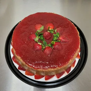 Screamin Scrumptious is our signature Deliciously delicious cheesecake resting on a graham cracker crust.