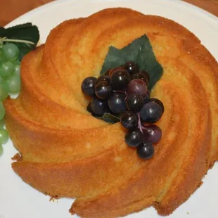 Swirlin Five ~ Five Flavored Pound Cake. A delicious cake with lemon, vanilla, butter, rum and coconut extract.