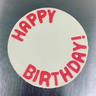 a happy birthday cake